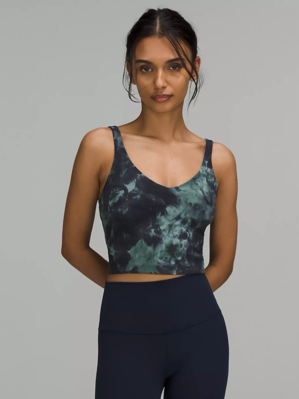 Lululemon Align Tank Top Diamond Dye Silver Blue Tidewater Teal Graphite Grey